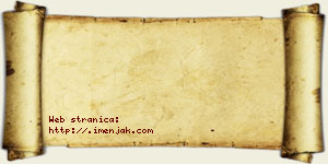 Jana Sudimac vizit kartica